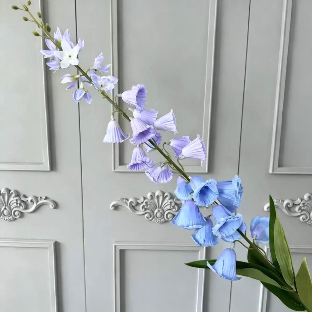 Florist Flower Supply - Синие искусственные цветы из шелка, реалистичные